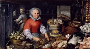 Chef Collection: Preparations for a Feast, 1575-1625. Creator: Unknown