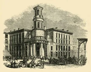 The Present Coal Exchange, c1872. Creator: Unknown The Present Coal Exchange, c1872. Creator: Unknown