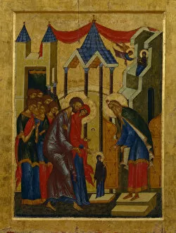 Images Dated 2nd April 2014: The Presentation in the Temple. Artist: Russian icon