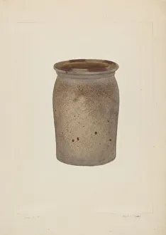 Preserving Jar, c. 1937. Creator: Clyde L. Cheney Preserving Jar, c. 1937. Creator: Clyde L. Cheney