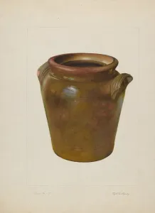 Preserving Jar, c. 1938. Creator: Clyde L. Cheney Preserving Jar, c. 1938. Creator: Clyde L. Cheney