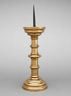 Pricket Candlestick, early 1500s. Creator: Unknown Pricket Candlestick, early 1500s. Creator: Unknown