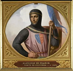 Prince Alphonse of Poitiers (1220-1271), Count of Toulouse, 1837