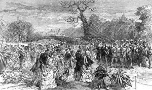 Prints of Prince Arthur at the Royal Horticultural Society's Exhibition, Birmingham: The Gardens, 1872 Birmingham Prints: Prince Arthur at the Royal Horticultural Society's Exhibition, 1872 Print