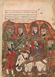The Prince Having been Proclaimed King is Paraded Through the City on a White The Prince Having been Proclaimed King is Paraded Through the City on a White