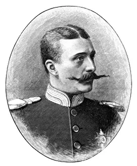 Prince Henry of Battenberg, (1900).Artist: Theodor Prumm Prince Henry of Battenberg, (1900).Artist: Theodor Prumm