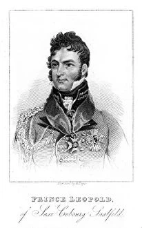 Images Dated 9th December 2006: Prince Leopold of Saxe-Coburg-Saalfeld, 1823