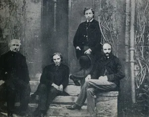 The Prince of Wales and his tutors at Oxford University, c1860 (1910) The Prince of Wales and his tutors at Oxford University, c1860 (1910)