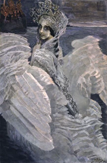 Images Dated 17th November 2013: Princess Swan, 1900. Artist: Vrubel, Mikhail Alexandrovich (1856-1910)