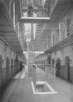 Prisoners going to dinner, Wormwood Scrubs Prison, London, c1903 (1903). Artist: Unknown Prisoners going to dinner, Wormwood Scrubs Prison, London, c1903 (1903). Artist: Unknown