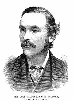 Arthur James Collection: Professor Francis Maitland Balfour (1851-1882), Scottish embryologist, 1882