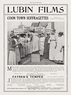 Program for Coon Town Suffragettes, 1914. Creator: Unknown Program for Coon Town Suffragettes, 1914. Creator: Unknown