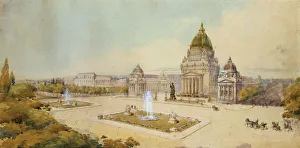Project for the large exhibition centre, Paris, 1893 Project for the large exhibition centre, Paris, 1893