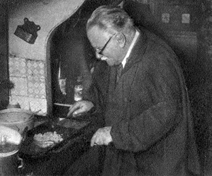Larousse Prints: Prosper Montagne, French Chef and Author Print, 1932