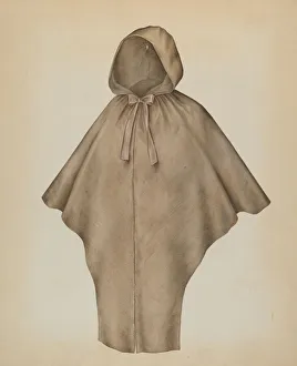 Quaker Cape, c. 1938. Creator: Melita Hofmann Quaker Cape, c. 1938. Creator: Melita Hofmann