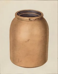 Two Quart Jar, 1935/1942. Creator: Clyde L. Cheney Two Quart Jar, 1935/1942. Creator: Clyde L. Cheney