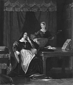 Queen Katherine, Queen Consort of Henry VIII of England, (19th century) Queen Katherine, Queen Consort of Henry VIII of England, (19th century)