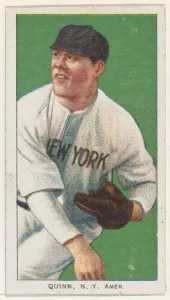Quinn, New York, American League, from the White Border series (T206) for the American Quinn, New York, American League, from the White Border series (T206) for the American