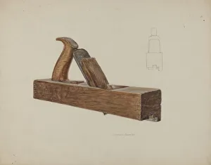 Rabbet Plane Print, 1938