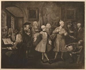 Satirical Collection: A Rakes Progress - 2: The Levee, 1733. Artist: William Hogarth