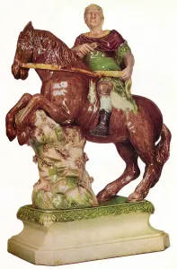 A Ralph Wood equestrian figure of King William III, in the guise of a Roman Emperor, 1785 A Ralph Wood equestrian figure of King William III, in the guise of a Roman Emperor, 1785