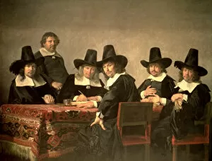 Images Dated 7th April 2014: The regents of the orphanage of Haarlem, 1663