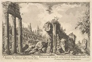 Remains of the Temple of Castor and Pollux . . . ( Avanzo del Tempio di Castore e Remains of the Temple of Castor and Pollux . . . ( Avanzo del Tempio di Castore e