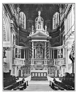 Images Dated 2nd May 2007: The Reredos in St Pauls Cathedral, 1901