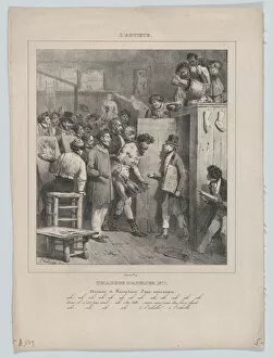 Artists Studio Gallery: Responsibilities of an Atelier: Number 1: The Arrival and Reception of a Newcomer, 1832