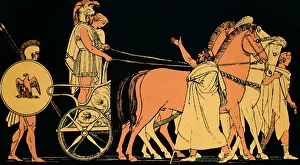 The Return of Agamemnon, 1880. Artist: Flaxman The Return of Agamemnon, 1880. Artist: Flaxman