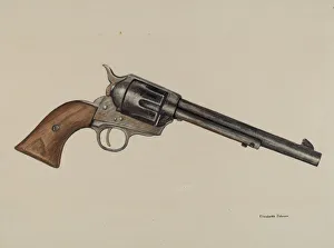 Revolver, c. 1942. Creator: Elizabeth Johnson Revolver, c. 1942. Creator: Elizabeth Johnson