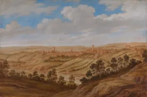 Richmond Castle, Yorkshire, 1639. Creator: Alexander Keirincx Richmond Castle, Yorkshire, 1639. Creator: Alexander Keirincx