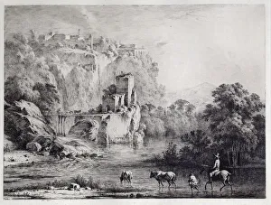 A Rider, 1800. Artist: Boissieu, Jean-Jacques, de (1736-1810) A Rider, 1800. Artist: Boissieu, Jean-Jacques, de (1736-1810)