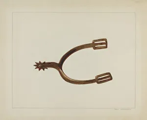 Rider's Spur, c. 1938. Creator: Fred Hassebrock Rider's Spur, c. 1938. Creator: Fred Hassebrock