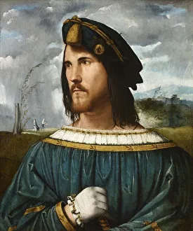 Ritratto di Gentiluomo (detto Cesare Borgia), Between 1500 and 1524. Creator: Melone, Altobello (c Ritratto di Gentiluomo (detto Cesare Borgia), Between 1500 and 1524. Creator: Melone, Altobello (c