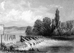 The River Thames at Teddington, London, 19th century The River Thames at Teddington, London, 19th century