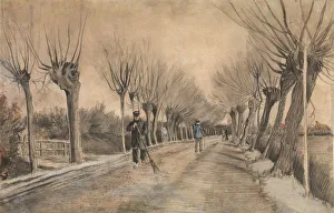 Road in Etten, 1881. Creator: Vincent van Gogh Road in Etten, 1881. Creator: Vincent van Gogh