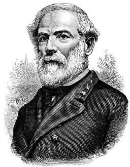 Robert E Lee, Confederate general of the American Civil War, (c1880) Robert E Lee, Confederate general of the American Civil War, (c1880)