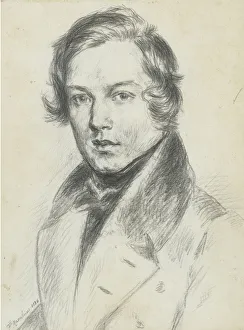 Robert Schumann (1810-1856), 1836. Artist: Mannheim, F. (active 1830s) Robert Schumann (1810-1856), 1836. Artist: Mannheim, F. (active 1830s)