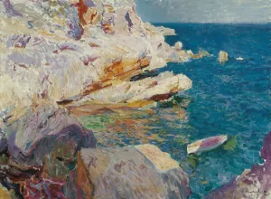Joaquín 1863 1923 Gallery: Rock at Javea. Artist: Sorolla y Bastida, Joaquin (1863-1923)