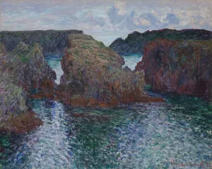 Rocks at Port-Goulphar, Belle-Île, 1886. Creator: Claude Monet Rocks at Port-Goulphar, Belle-Île, 1886. Creator: Claude Monet