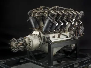 Rolls-Royce Eagle VIII V-12 Engine Print, Circa 1917-1922