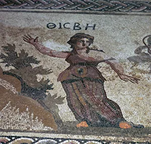 Roman mosaic of Thisbe, 3rd century Roman mosaic of Thisbe, 3rd century
