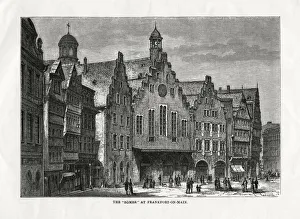 The Romer at Frankfort-on-Main, Germany, 1879. Artist: Laplante The Romer at Frankfort-on-Main, Germany, 1879. Artist: Laplante