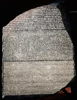 Deciphering Collection: The Rosetta Stone, 196 BC