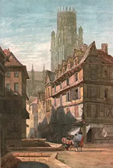 Rouen, (c1900). Creator: Unknown Rouen, (c1900). Creator: Unknown