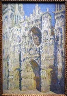 Rouen Cathedral, the Portal and Saint-Romain Tower, Full Sunlight, 1893 Rouen Cathedral, the Portal and Saint-Romain Tower, Full Sunlight, 1893