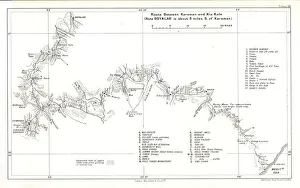 'Route between Karaman and Kiz Kale', c1915. Creator: Stanford's Geographical Establishment 'Route between Karaman and Kiz Kale', c1915. Creator: Stanford's Geographical Establishment