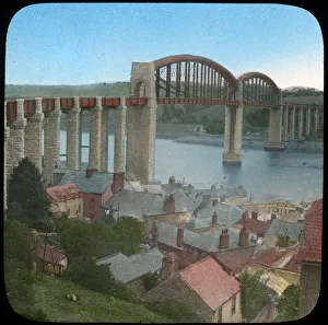 Royal Albert Bridge Prints: Royal Albert Bridge, Saltash, Cornwall
