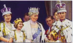 The Royal Family on the balcony of Buckingham Palace, on the occasion of King George VIs coronation The Royal Family on the balcony of Buckingham Palace, on the occasion of King George VIs coronation